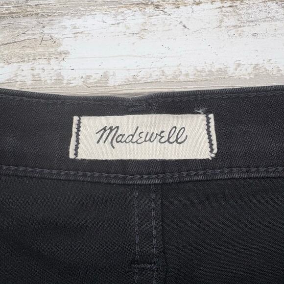 Lot of 2 Madewell High Rise Skinny Distressed Jeans Jeggings 26T Black Blue - Picture 11 of 15
